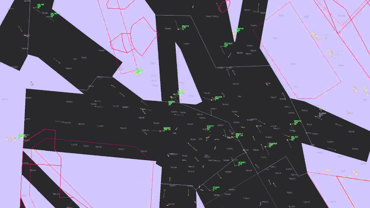London Control ATC Simulator - LAKES Sector 04