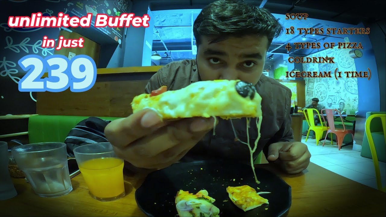 A Delicious Dollarpie Pizza Unlimited Meal For Only ₹239! #jodhpur #foodvlog @vishalyatravlogs