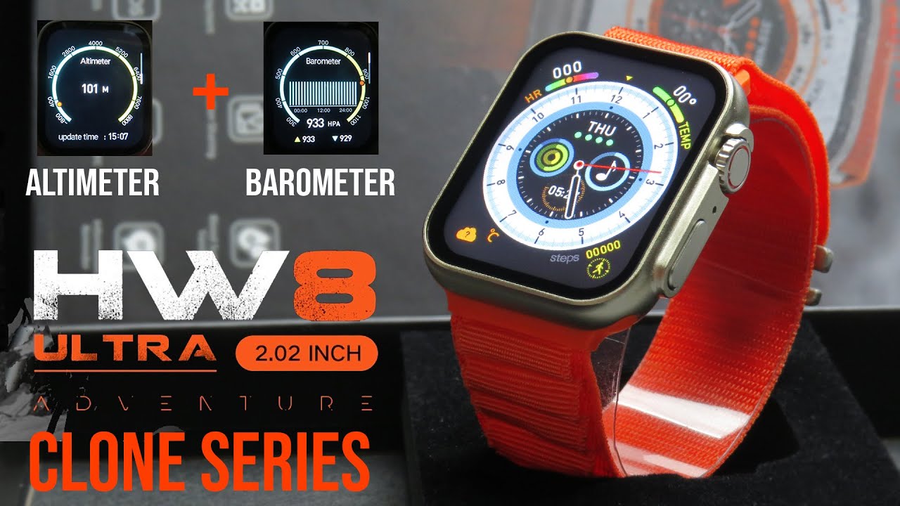 HW8 Ultra smartwatch | Clone series හොඳම Watch එකක් හොයන අයට