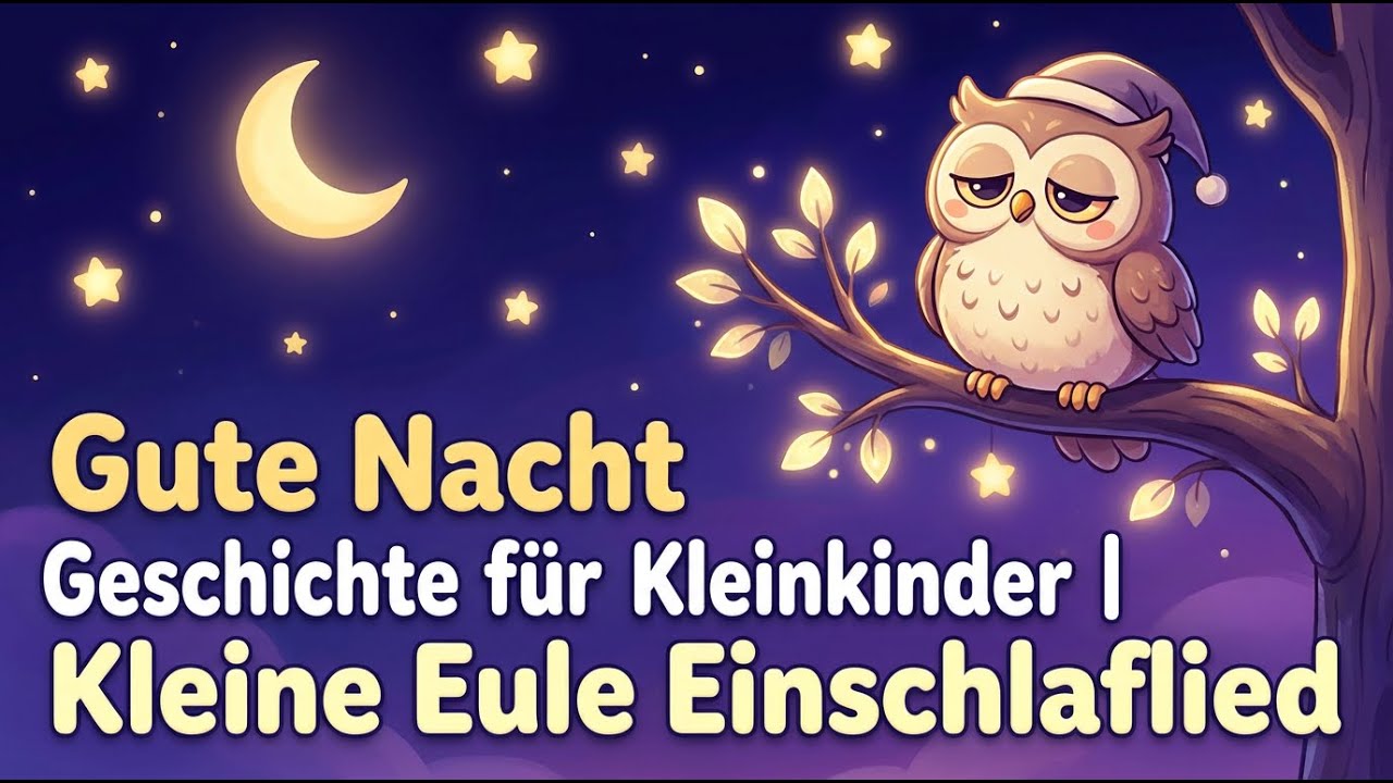 Gute Nacht Geschichte für Kleinkinder | Kleine Eule Einschlaflied