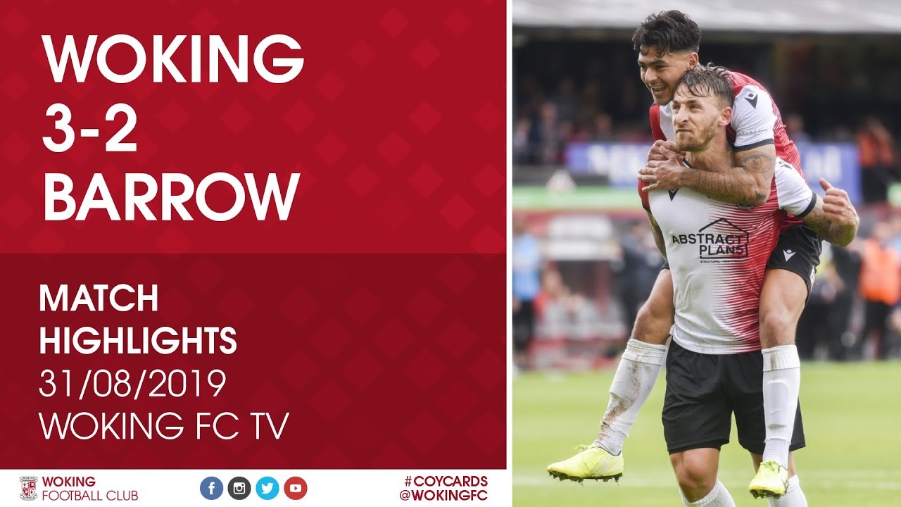 Woking 3 - 2 Barrow | Match Highlights