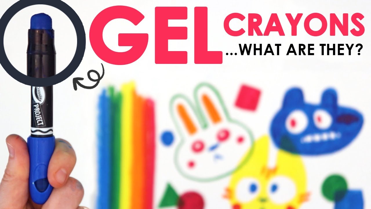 Gel Pens? Nope. GEL CRAYONS?! YUP!