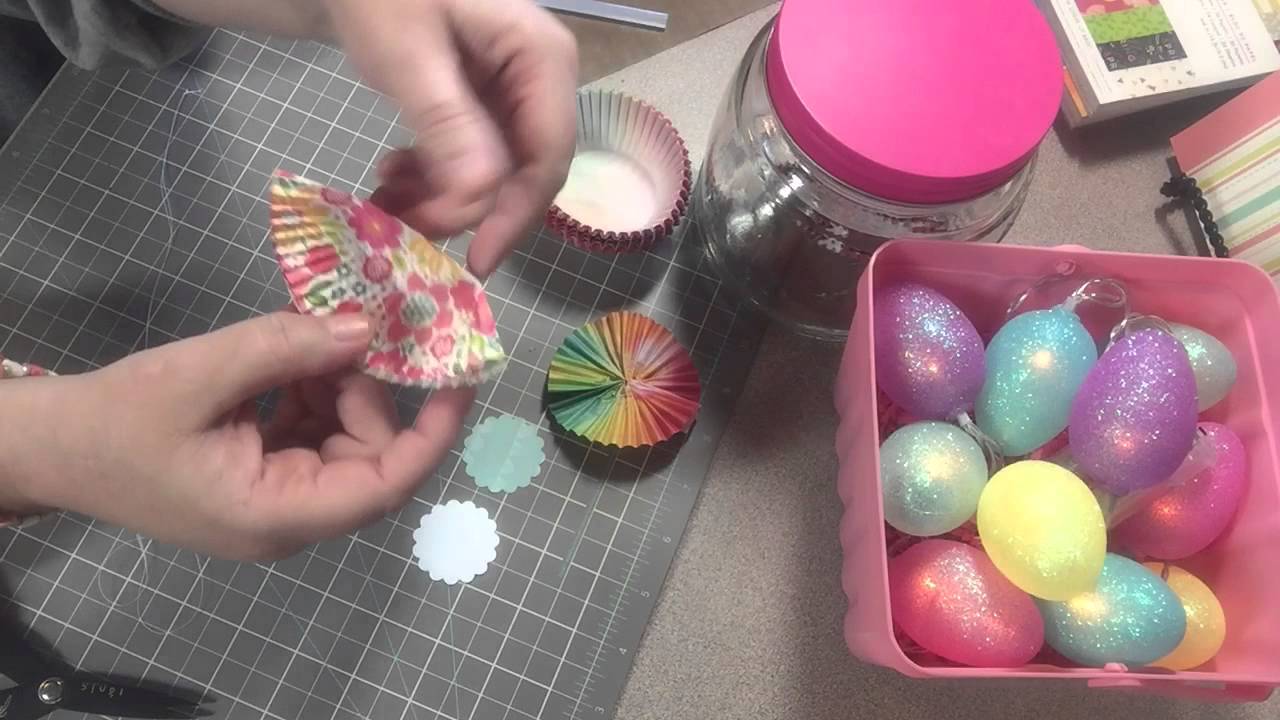 Tutorial - Cupcake Liner Rosettes