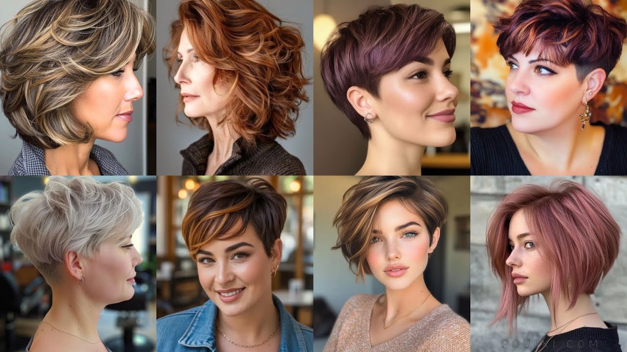 Потрясающие идеи для стрижек и окрашивания волос 💇‍♀️✨ | Современные прически и тренды в окрашивании