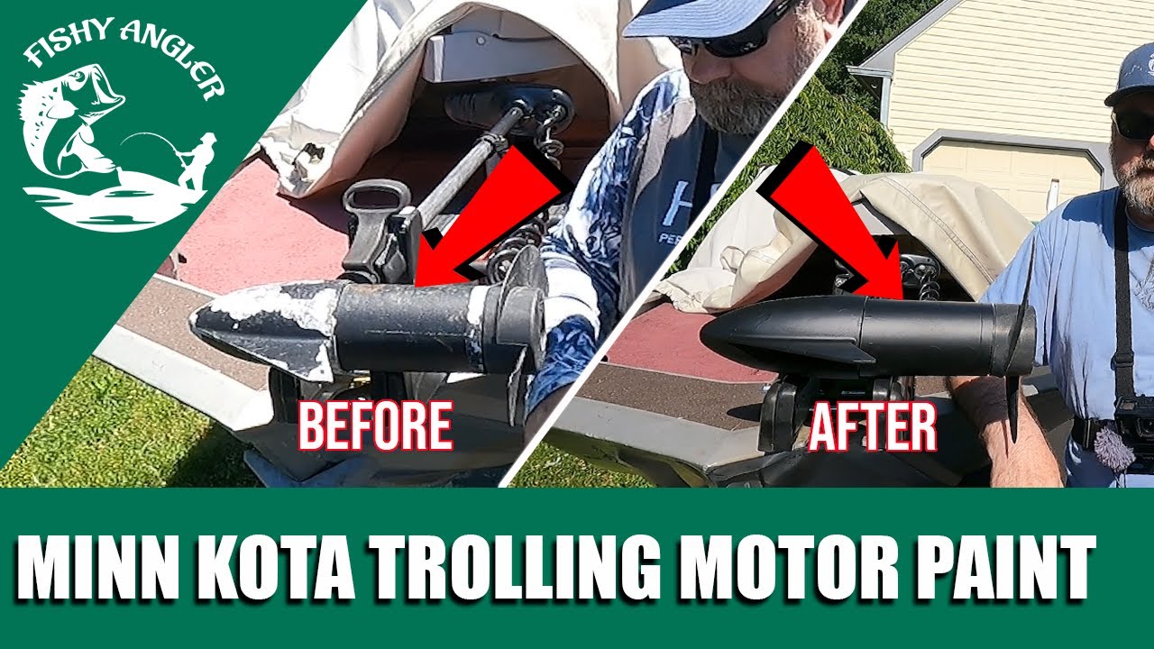 Trolling Motor Paint Repair.