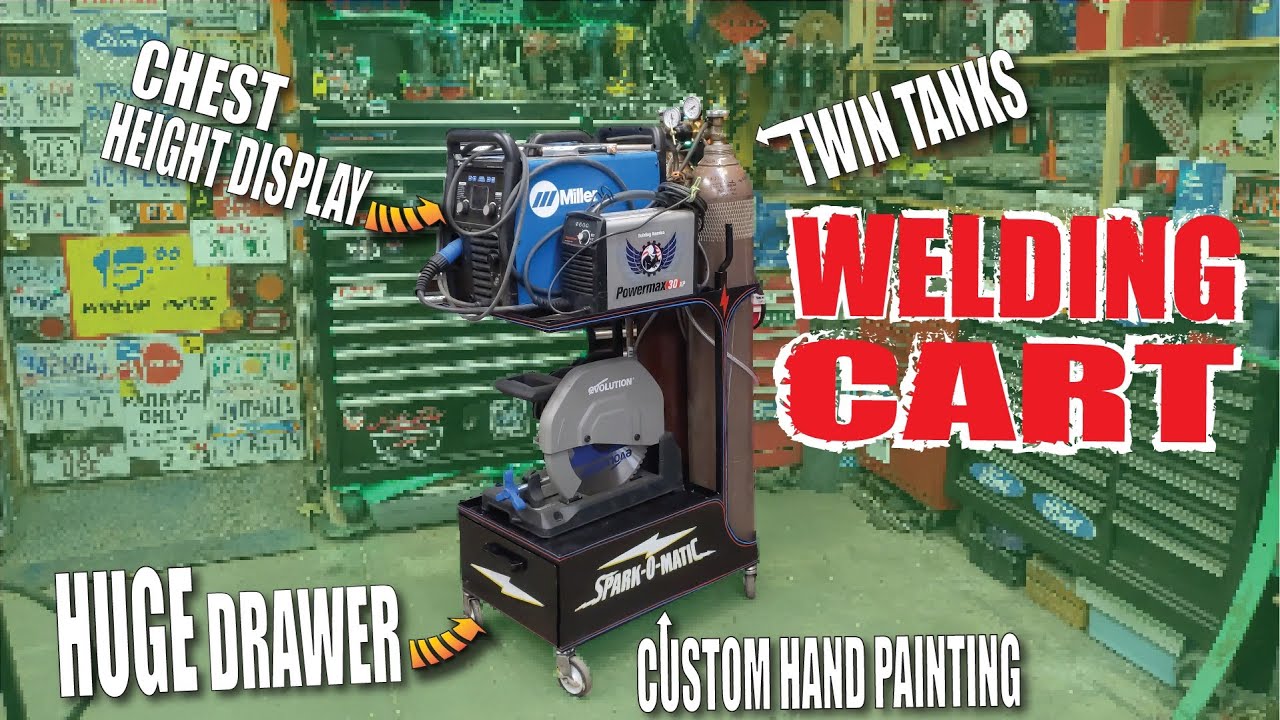 Scrap steel to Welding Cart Build DIY HOW TO