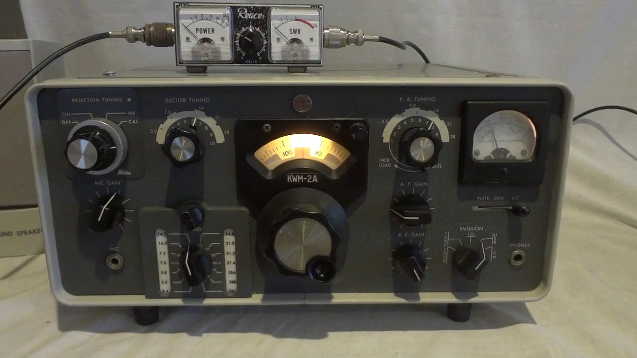 Collins KWM 2A radio with Waters Rejection Tuning