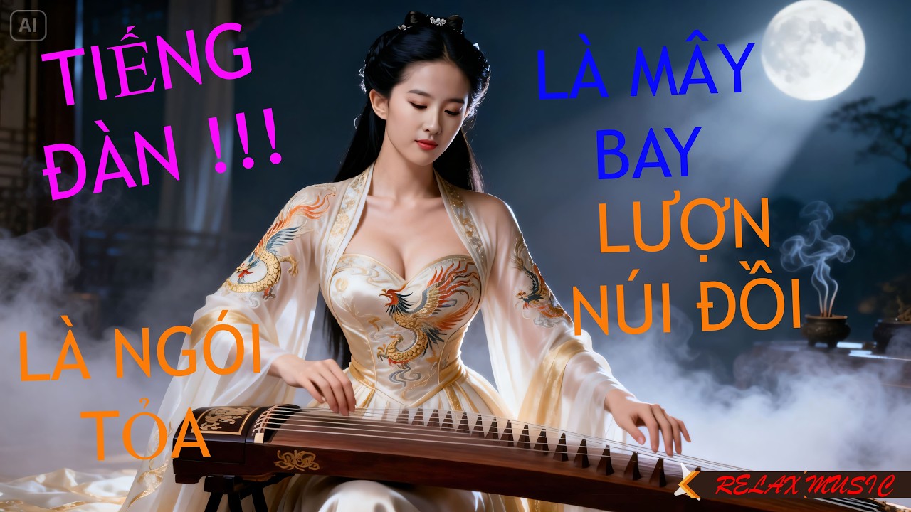 Tiếng đàn của nàng tựa làn ngói , làn mây ,là tiếng vọng thiên nhiên - những giây phút êm đềm