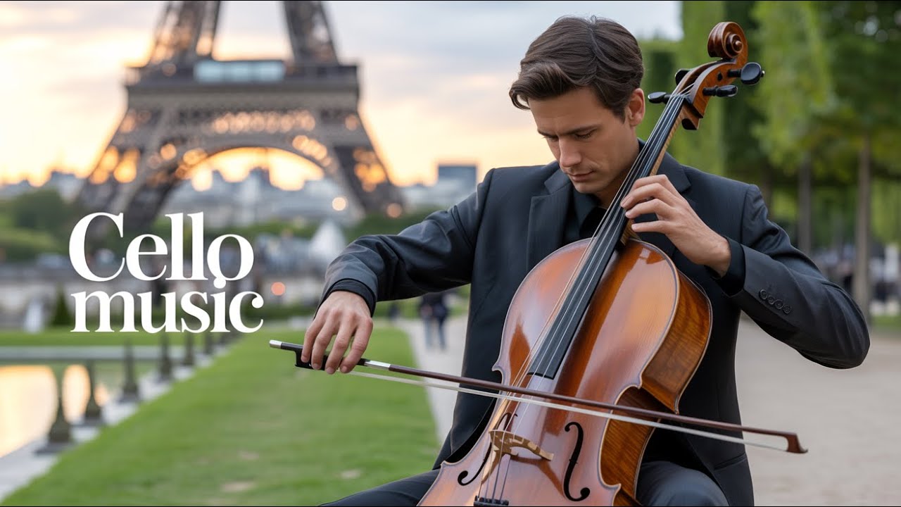 Cello Instrumental Music: Visual Journey Through Europe in Glorious 4K ✅🎶
