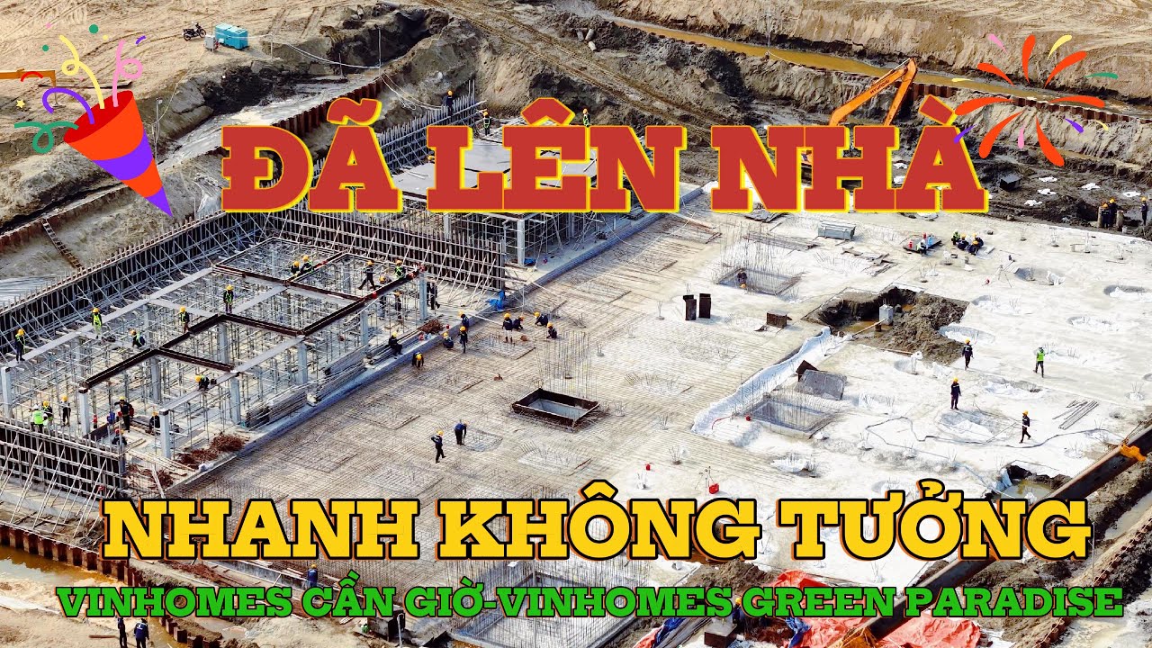 QUÁ NHANH - NHÀ ĐÃ MỌC LÊN TẠI VINHOMES CẦN GIỜ VINHOMES GREEN PARADISE*Mê Vin Cần Giờ