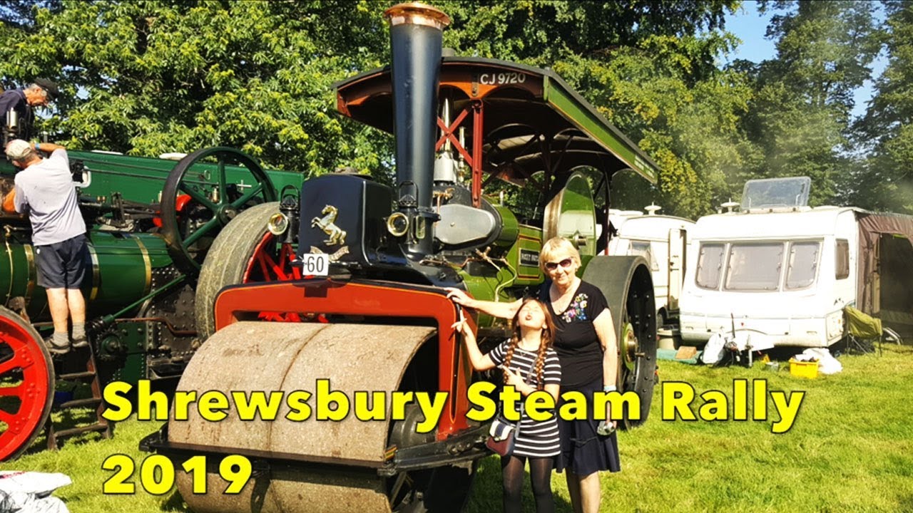 Dave and Bella Having Fun Shrewsbury Steam Rally 2019
