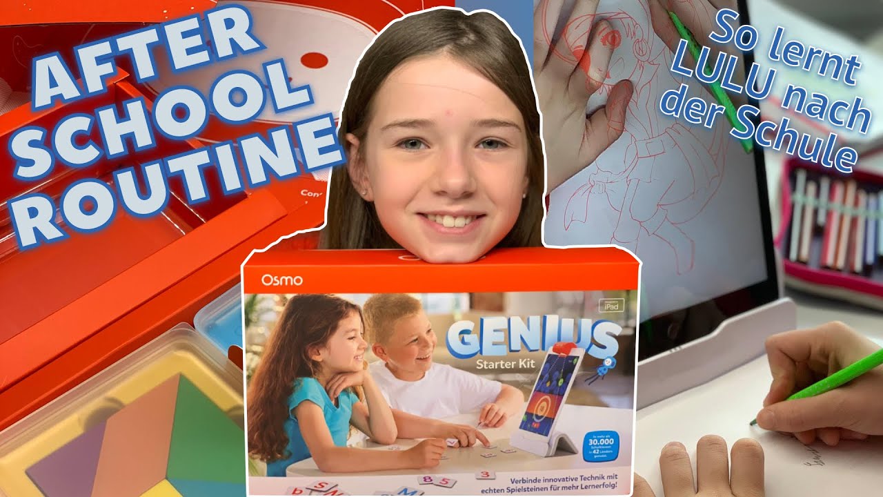 AFTER SCHOOL ROUTINE 🎒 So lernt LULU nach der Schule 🧑‍🏫 mit dem Osmo Genius Starter Kit