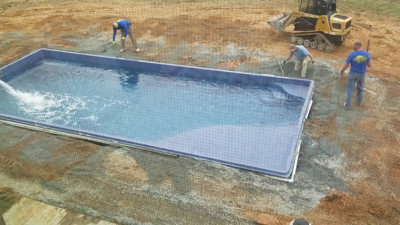 Olympia Fiberglass Pool Installation Time-Lapse