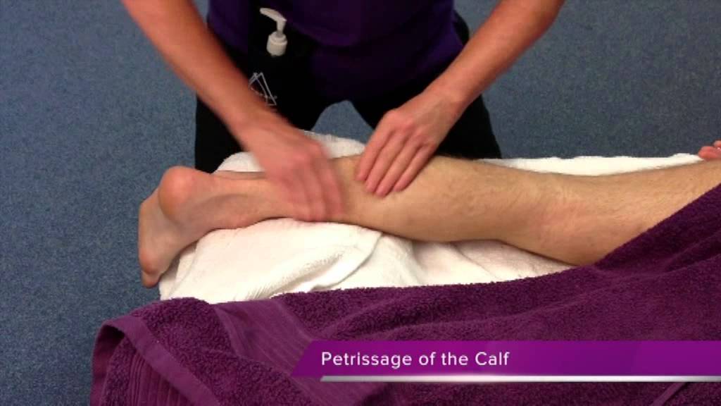 Om Shanti College Swedish Massage Sequences   Chapter 5   LEGS PRONE