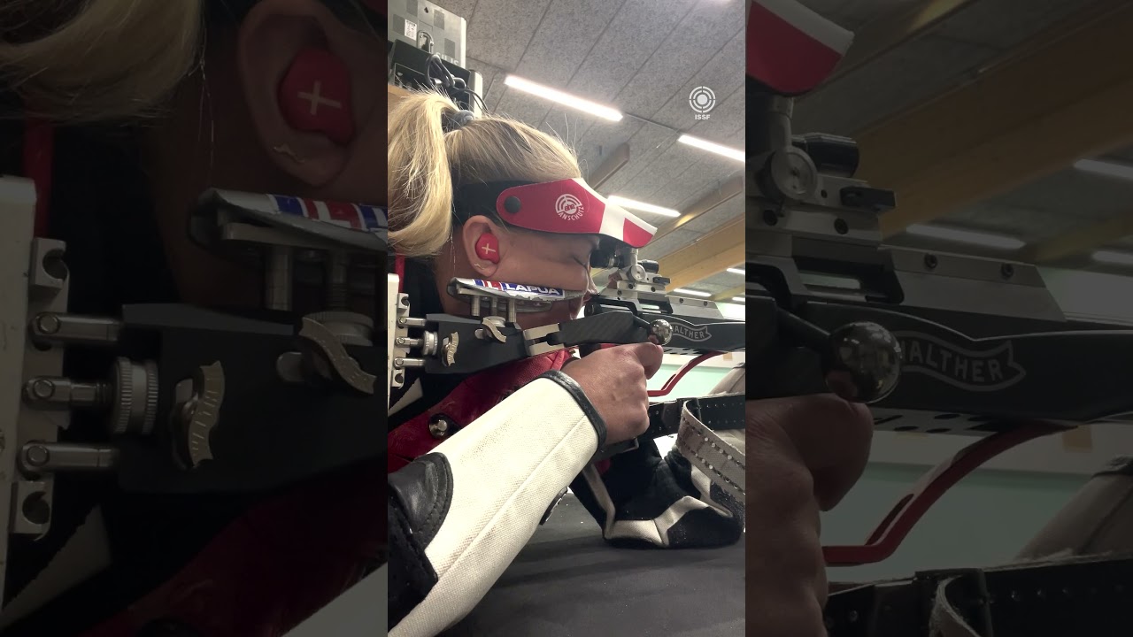 A day in the life of a rifle athlete 👋 #issf #shootingsports