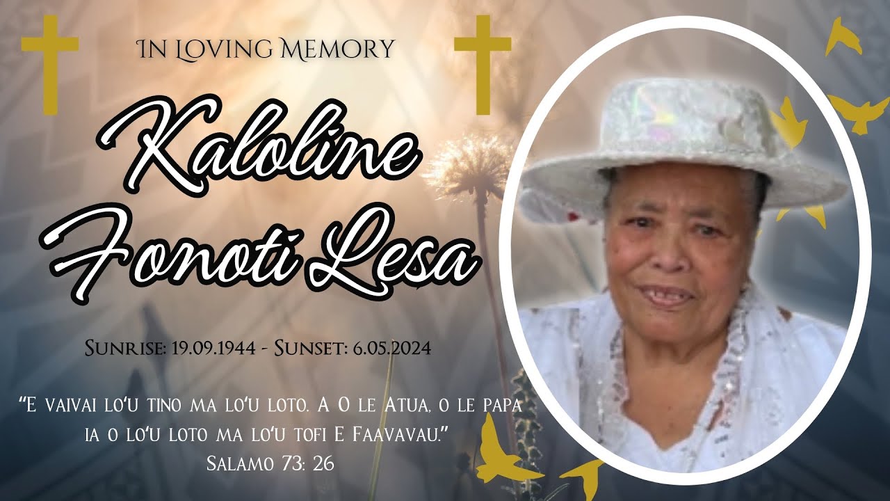 🕊Family Service for Kaloline Fonoti Lesa🕊