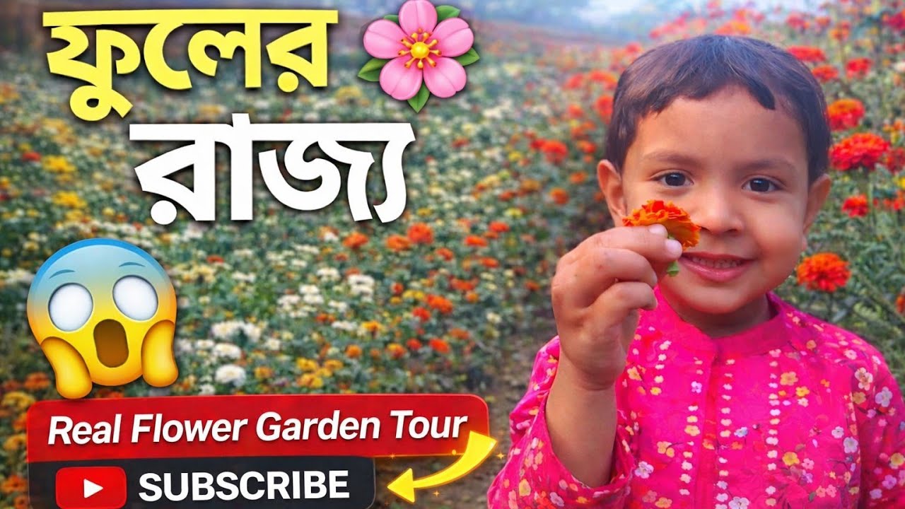 ভালুকার জীবনতলা গ্রামে এমন ফুলবাগান আছে জানতেন? || ভালুকার ফুল বাগান 