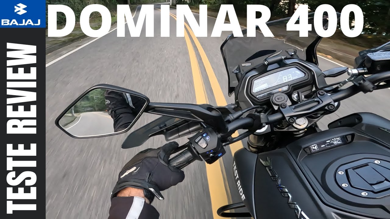 TESTE BAJAJ DOMINAR 400 NA SERRINHA - LANÇAMENTO