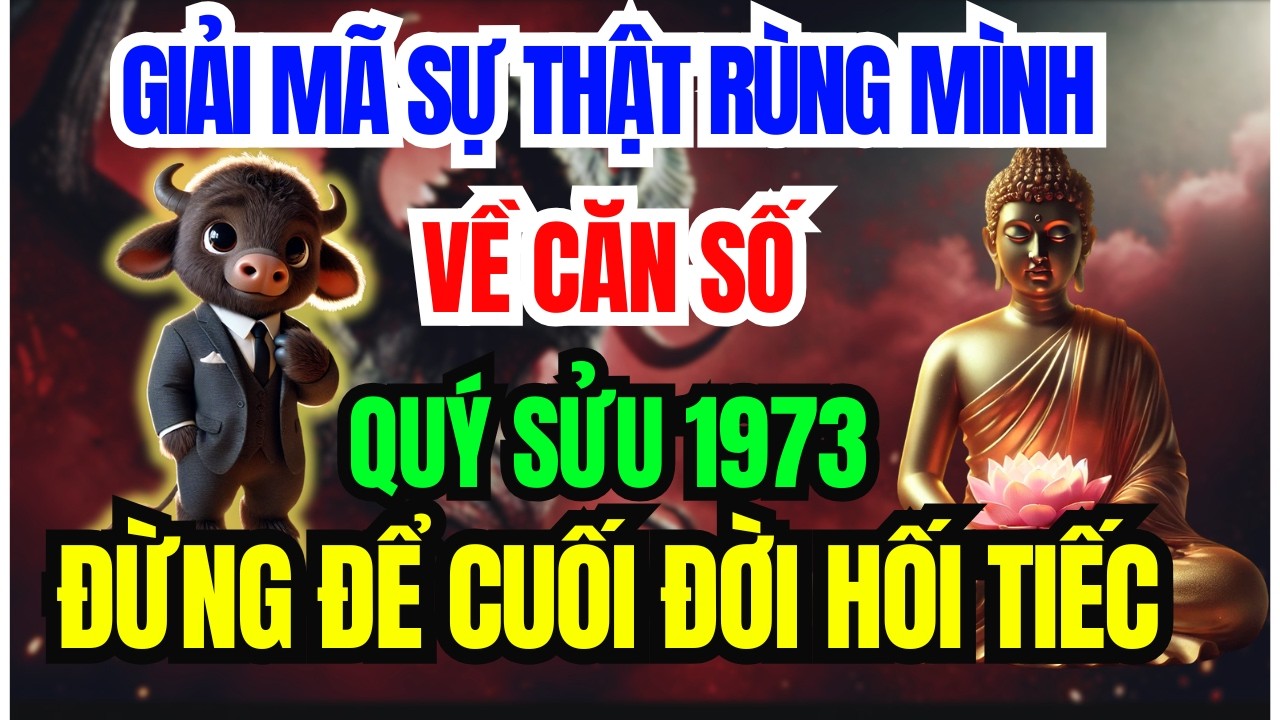 Sự Thật Đáng Sợ Về Cuộc Đời Tuổi Quý Sửu 1973, Tiền Vận Phải Trả Nghiệp Âm - Hậu Vận Giàu Hơn Người!