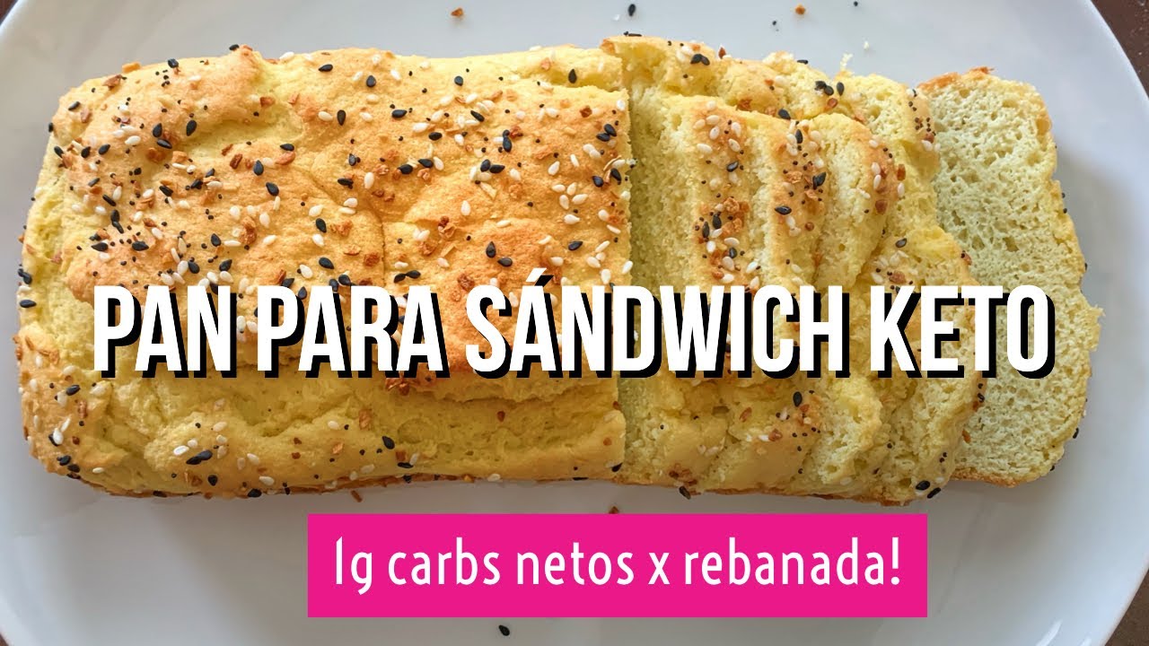 PAN PARA SANDWICH KETO | PAN CON HARINA DE COCO| DIETA CETOGENICA