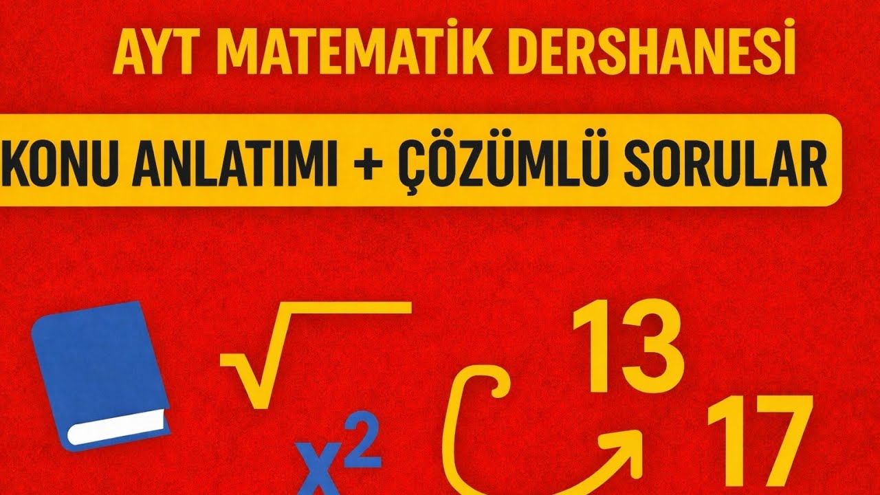 12.sınıf Fonksiyon-Diziler-Logaritma Mat. Öğrt. Ersin Erenkuş kanalı canlı yayında