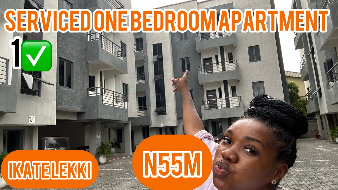 HOUSE FOR SALE IN LEKKI LAGOS NIGERIA:SERVICED ONE BEDROOM APARTMENT IN IKATE LEKKI.N55M.#property