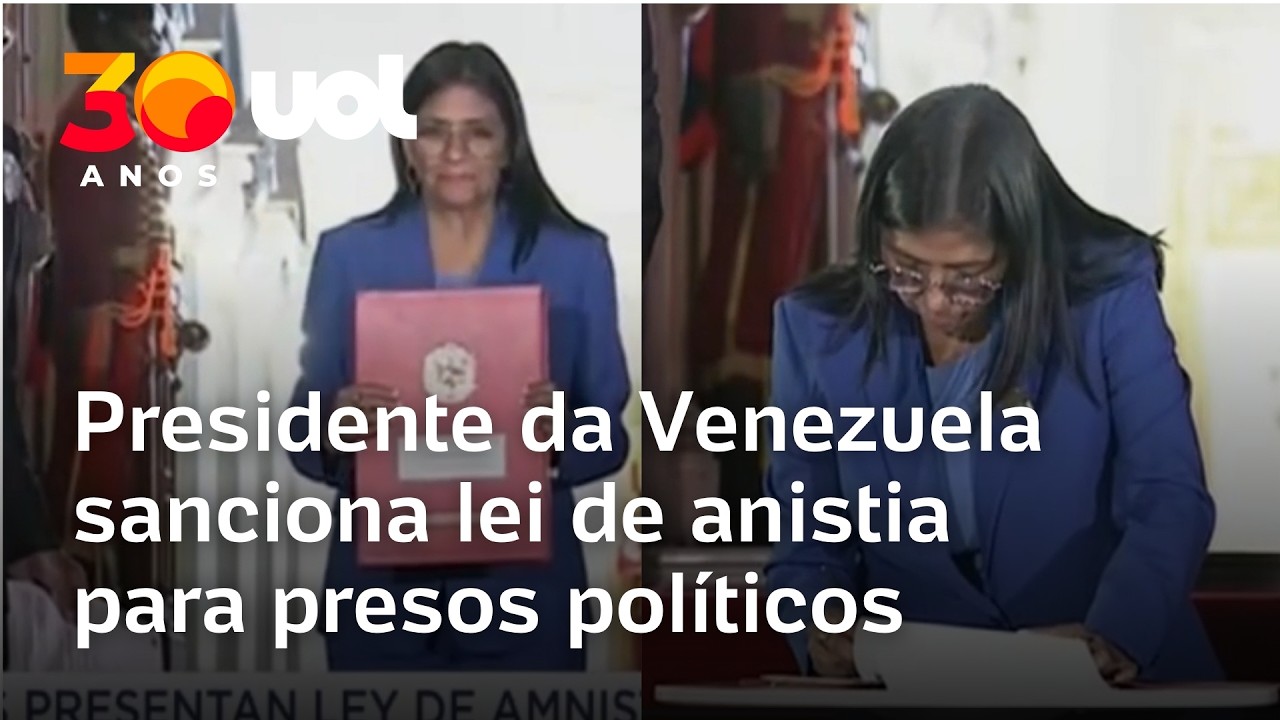 Venezuela sanciona lei de anistia para presos políticos
