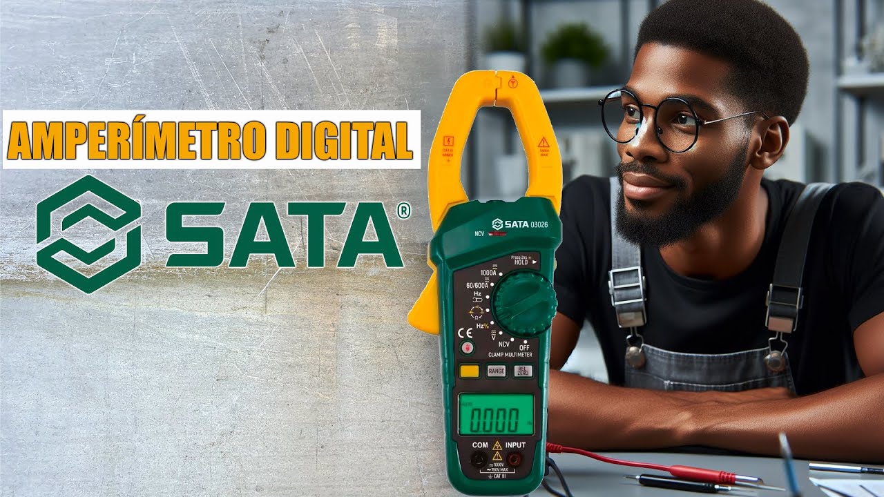 Descubra o Poder do Alicate Amper&iacute;metro SATA 1000A ST03026: An&aacute;lise Completa e Teste Pr&aacute;tico!
