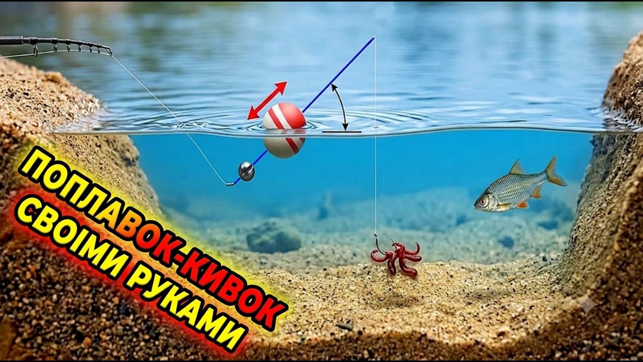 Поплавок кивок своими руками. DIY float.