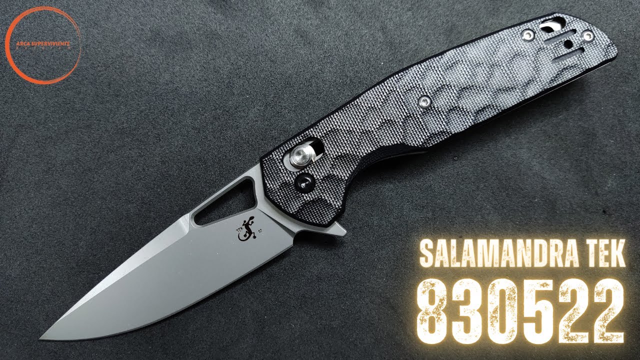 Salamandra TEK 830522 (Revisión). Hermana de la IAKUE Kalbeira 11063 pero cachas en G10.