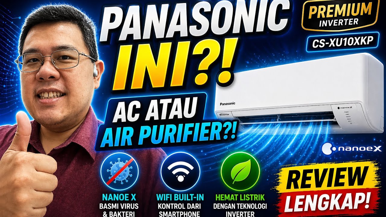 Review AC Panasonic Premium Inverter CS XU XKP series (CS-XU10XKP)