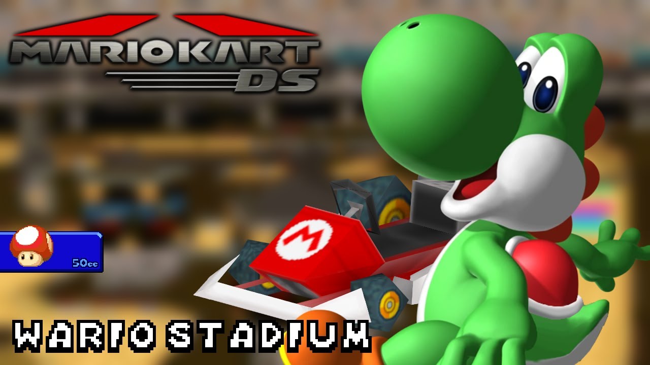 Mario Kart DS - 50cc - Yoshi - Standard MR - Wario Stadium | Ep. 3501