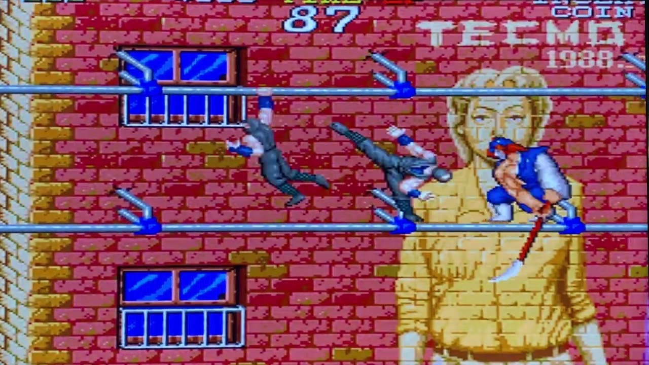 Ninja Gaiden Arcade round 1