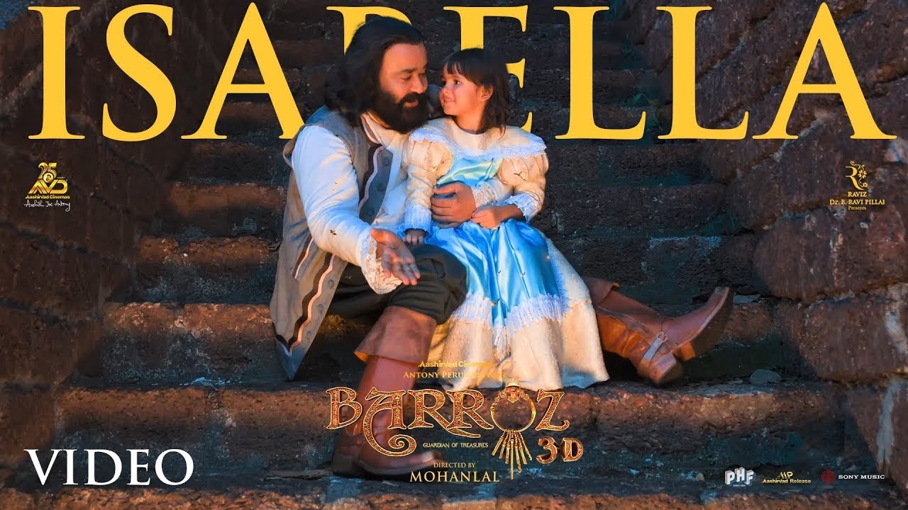 Isabella Video Song (Hindi) | Barroz 3D - Guardian of Treasures | Mohanlal | Shaan | Lydian