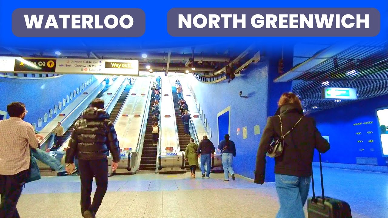First Person Journey: Waterloo to North Greenwich | Jubilee Line