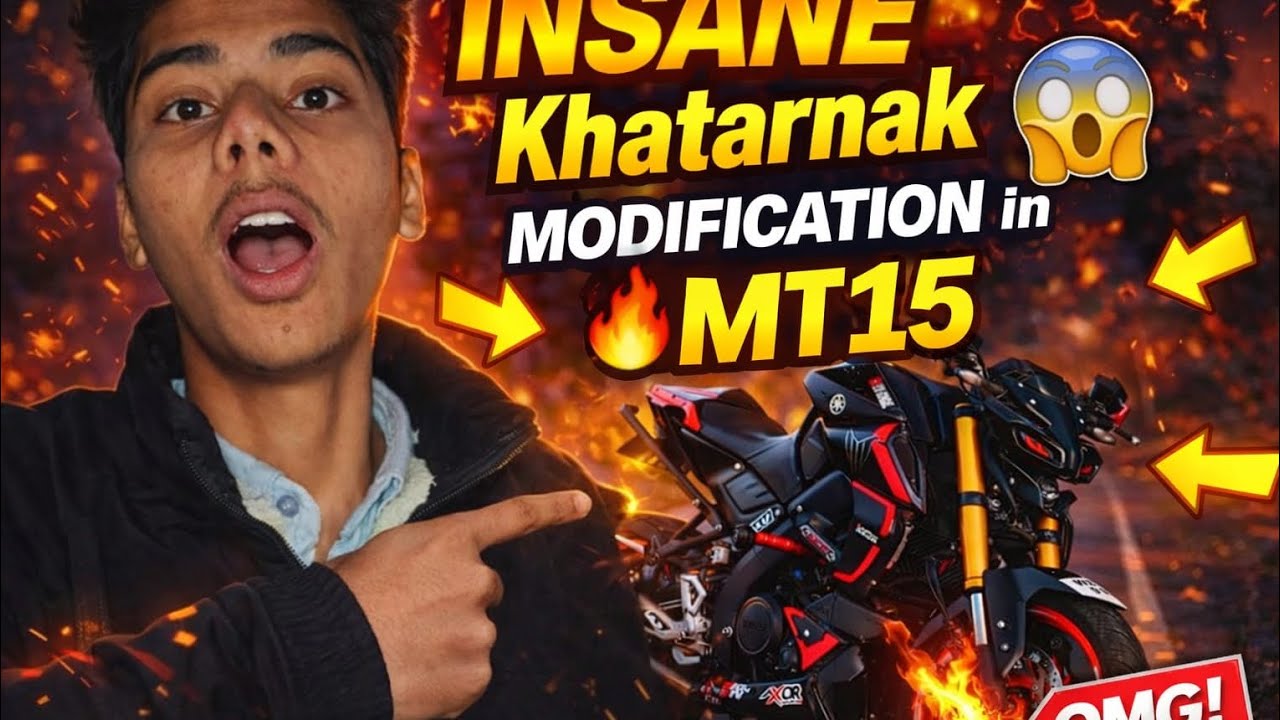 🔥 Yamaha MT-15 Ka Craziest Modified Look | Full Transformation | #vlog #viral #trendingvlog #vloging