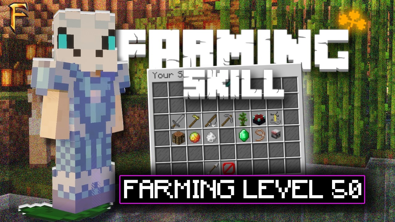 Increase Your Farming Level Fast Now!... ( Fakepixel Skyblock )