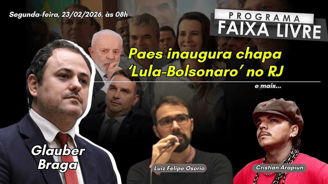Paes escolhe irmã de bolsonarista como vice em chapa com PT | Milei ataca trabalhadores | FL 23.02