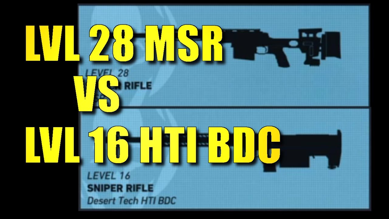 GHOST RECON WILDLANDS -  The MSR vs HTI BDC Comparison Test
