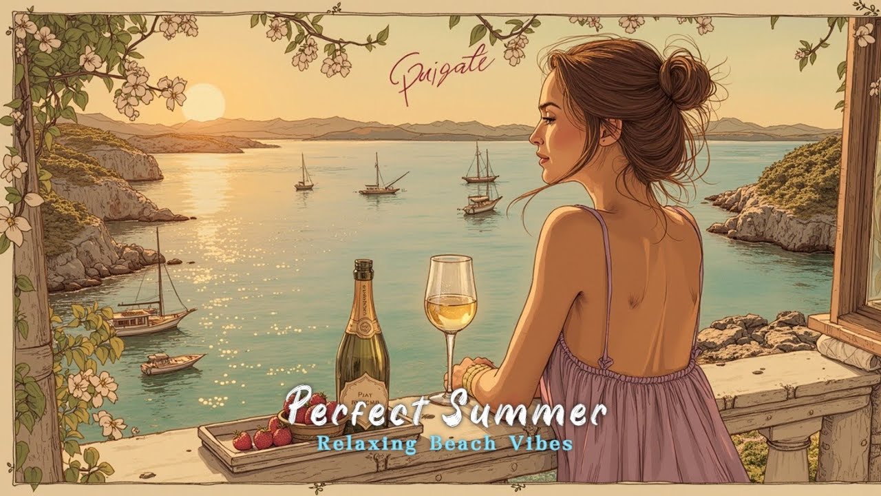 Bossa Nova Jazz Summer ~ Расслабляющие пляжные вайбы и мягкая чилл-музыка