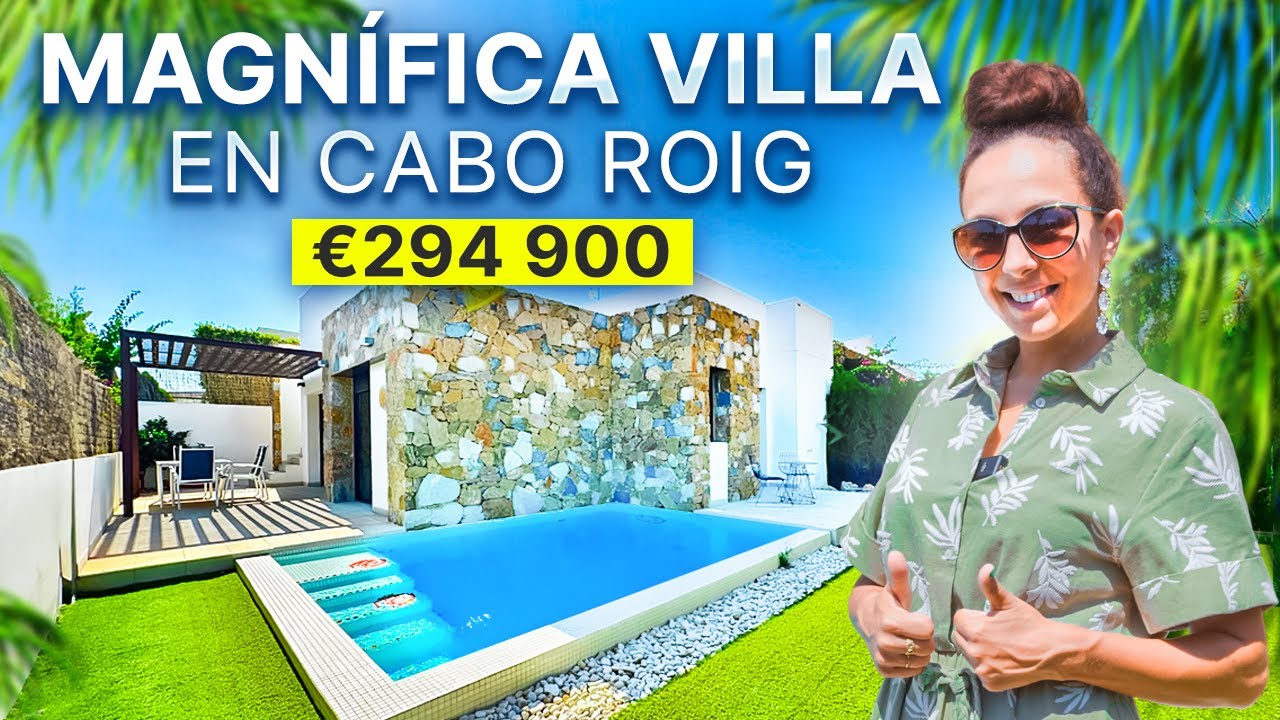 Villas en Costa Blanca. Magnífica villa con piscina privada en Cabo Roig | 294.900