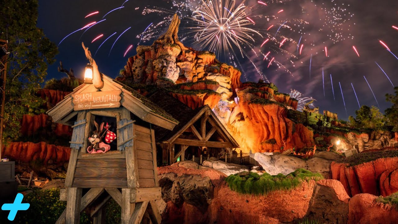 NEW 2023 ENHANCED Splash Mountain Ride During Fireworks | Magic Kingdom, Walt Disney World