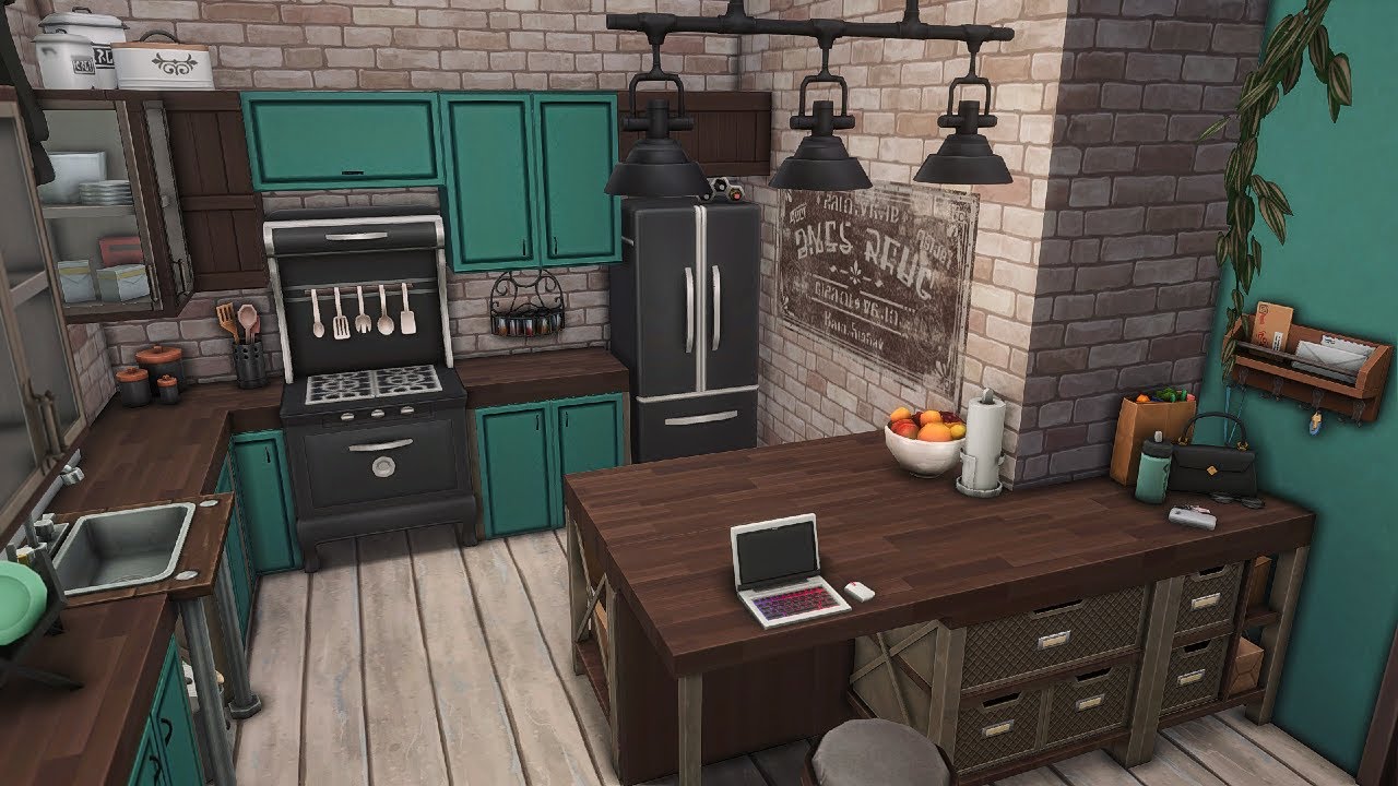 Eclectic Apartment 2B Jasmine Suites Renovation Stop Motion | The Sims 4
