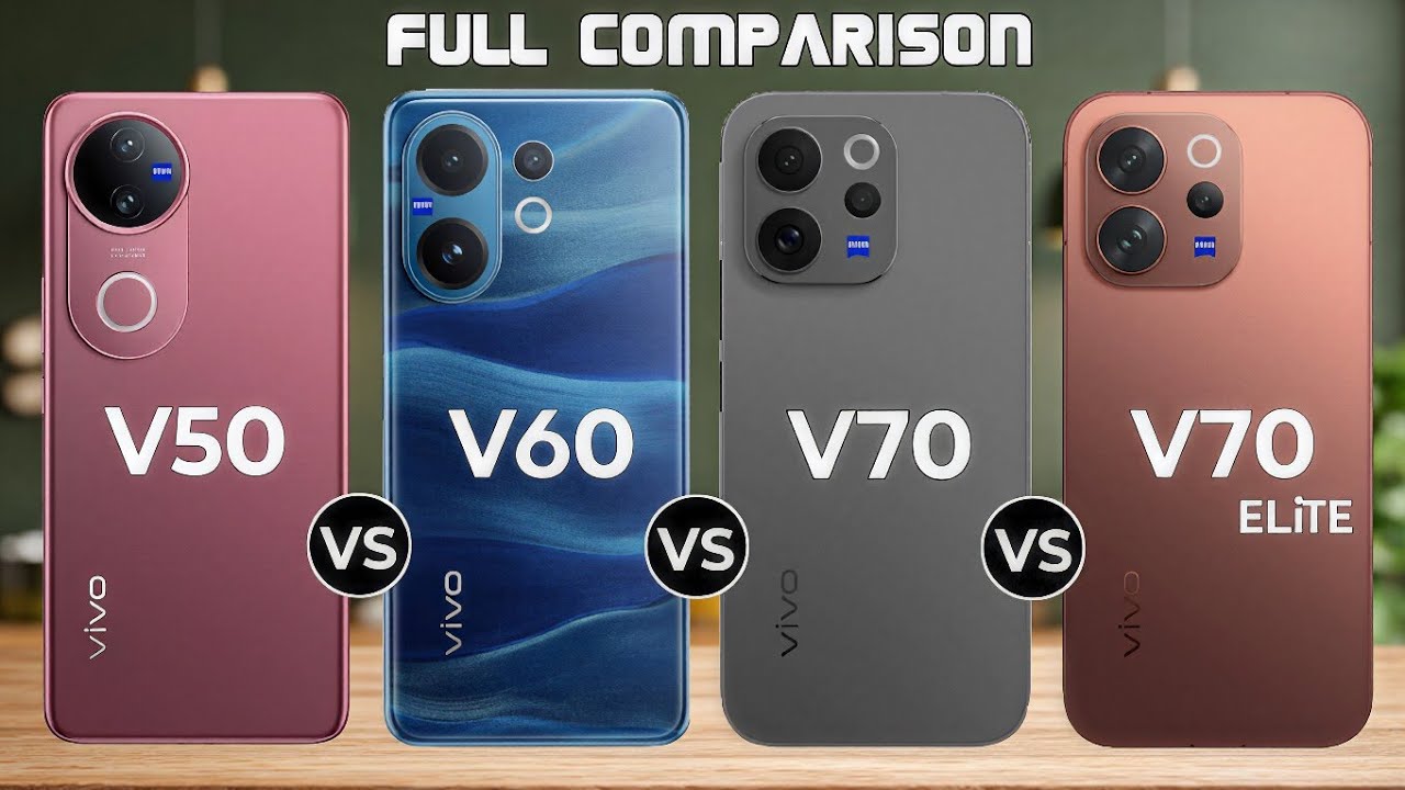 Vivo V50 Vs Vivo V60 Vs Vivo V70 Vs Vivo V70 Elite