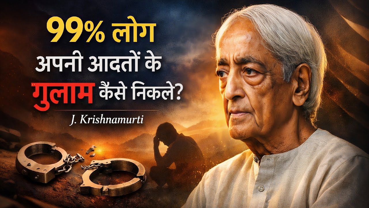 The Habit Trap: Why Most People Never Change | Jiddu Krishnamurti Wisdom