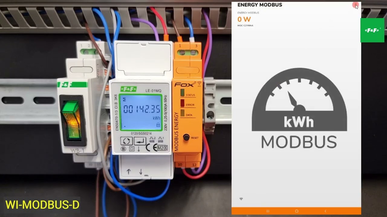 FOX - moduł: INTEGRATOR LICZNIK&Oacute;W - Modbus Energy F&F z modbus  - długa wersja filmu. Konfiguracja.