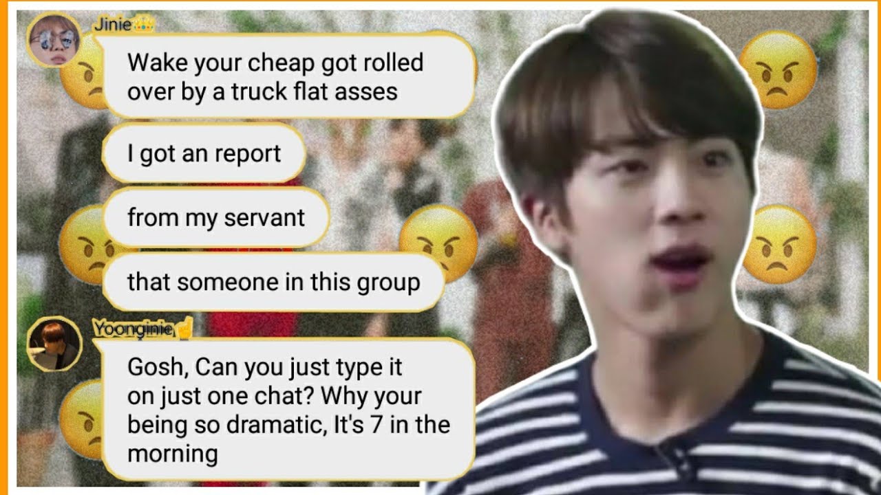 Bts text - the one who disobeyed jin