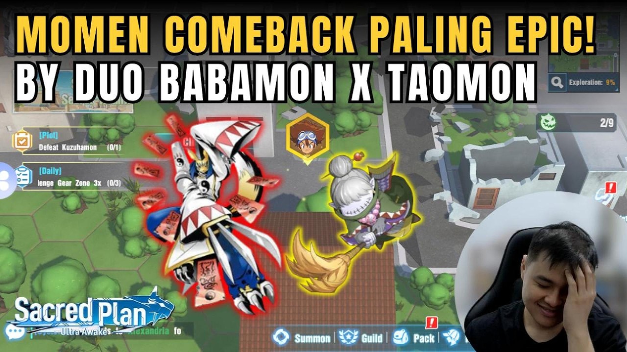 Wajib Tonton Sampe Abis! Babamon B4 & Taomon Bikin Epic Comeback | Digimon Sacred Plan: Ultra Awake
