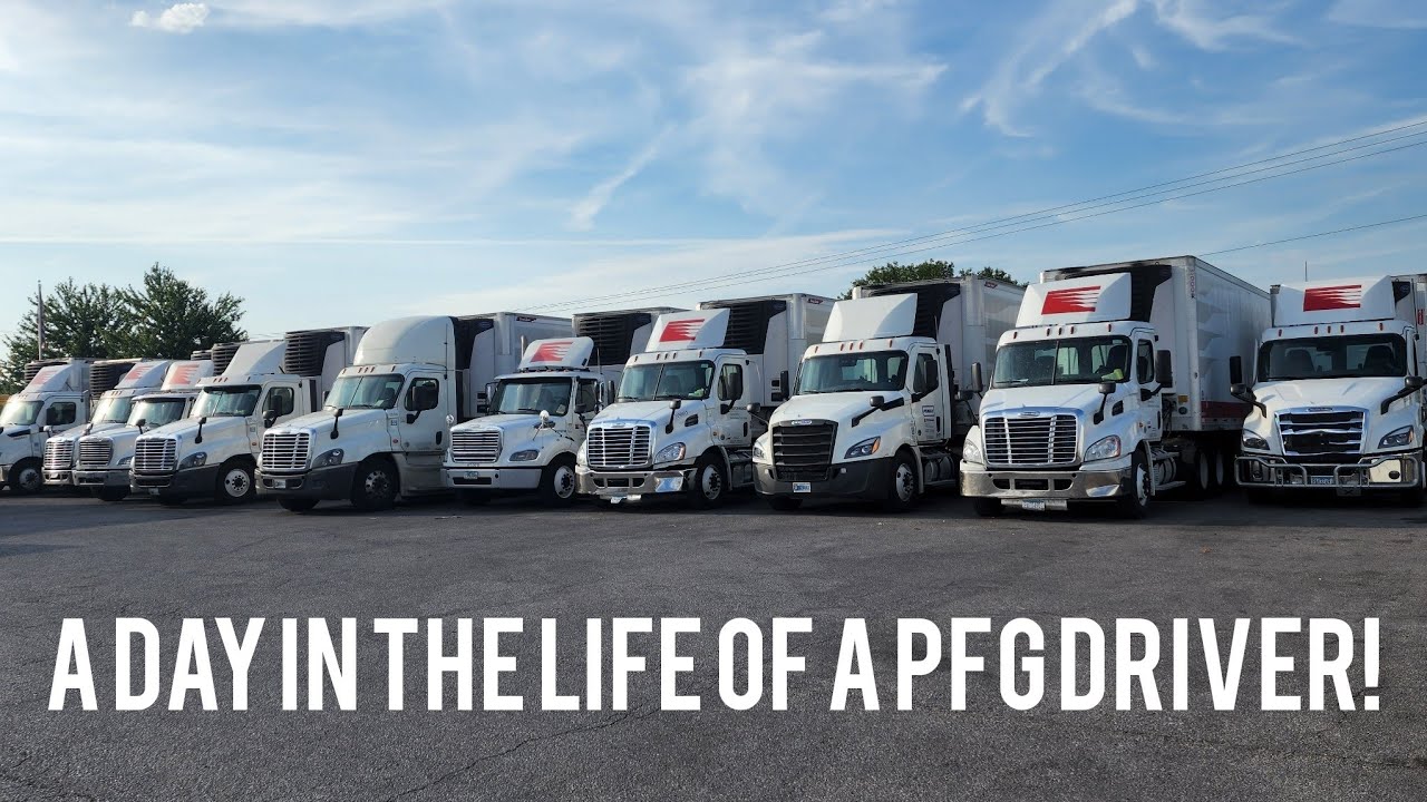 Day in the life of a Performance Foodservice driver!  | #rookietrucker #foodservice