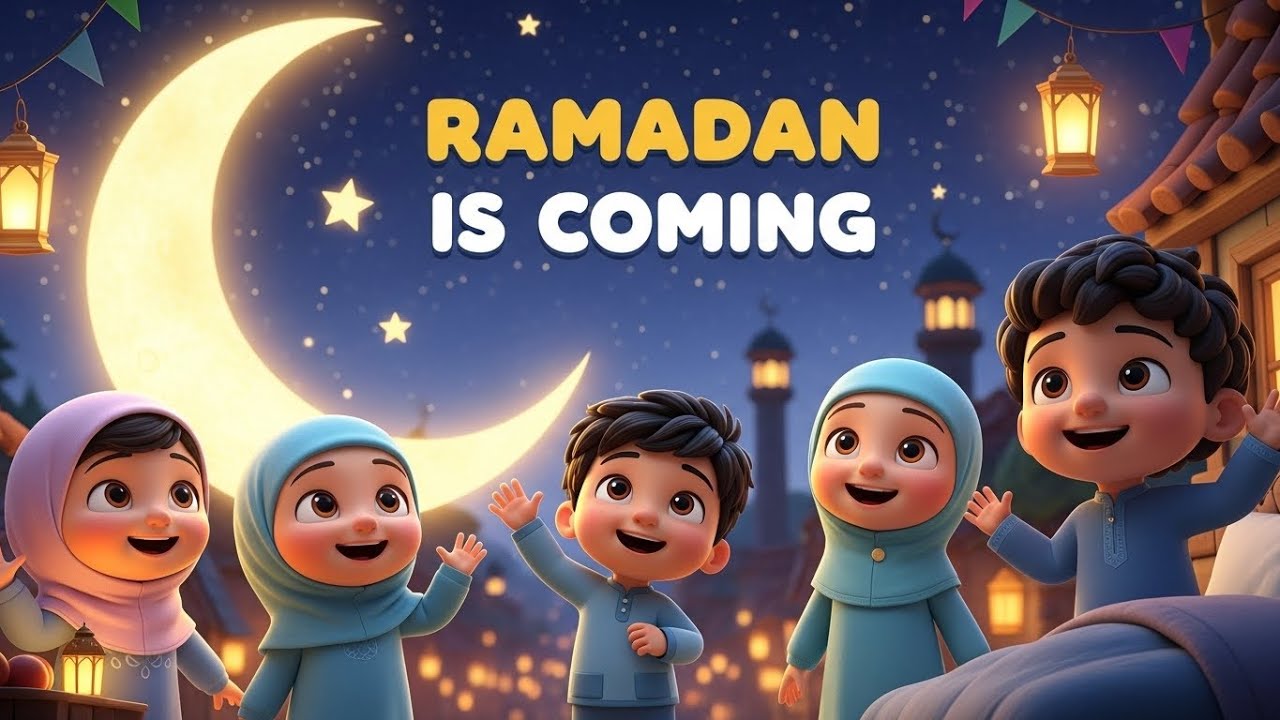 Ramadan-Lied für Kinder 🌙 | Sanftes und lehrreiches Ramadan-Lied